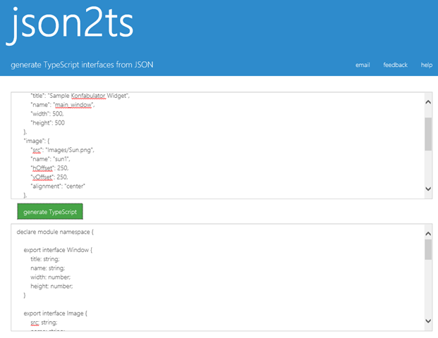 json2ts json2ts