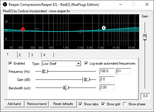 OBS EQ Settings