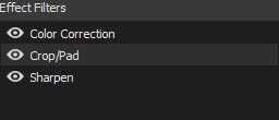 OBS Webcam Filters